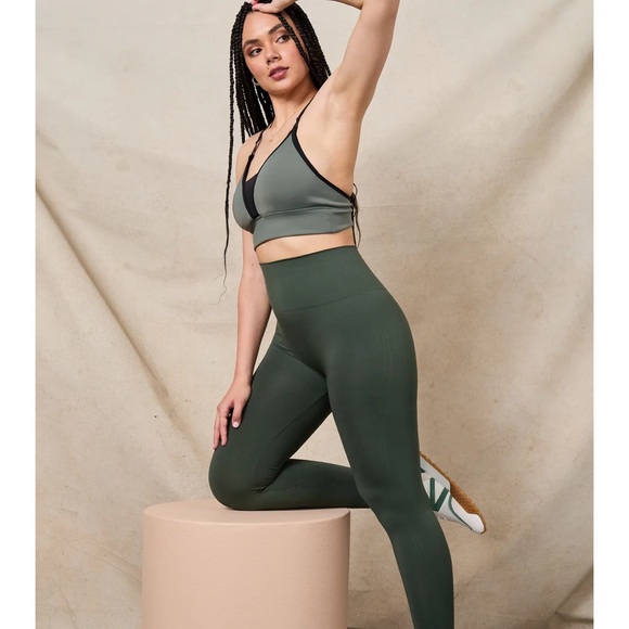 Blanqi Hipster Support Post-Partum Leggings in Forest Night Green . Sz: XL - Picture 1 of 16